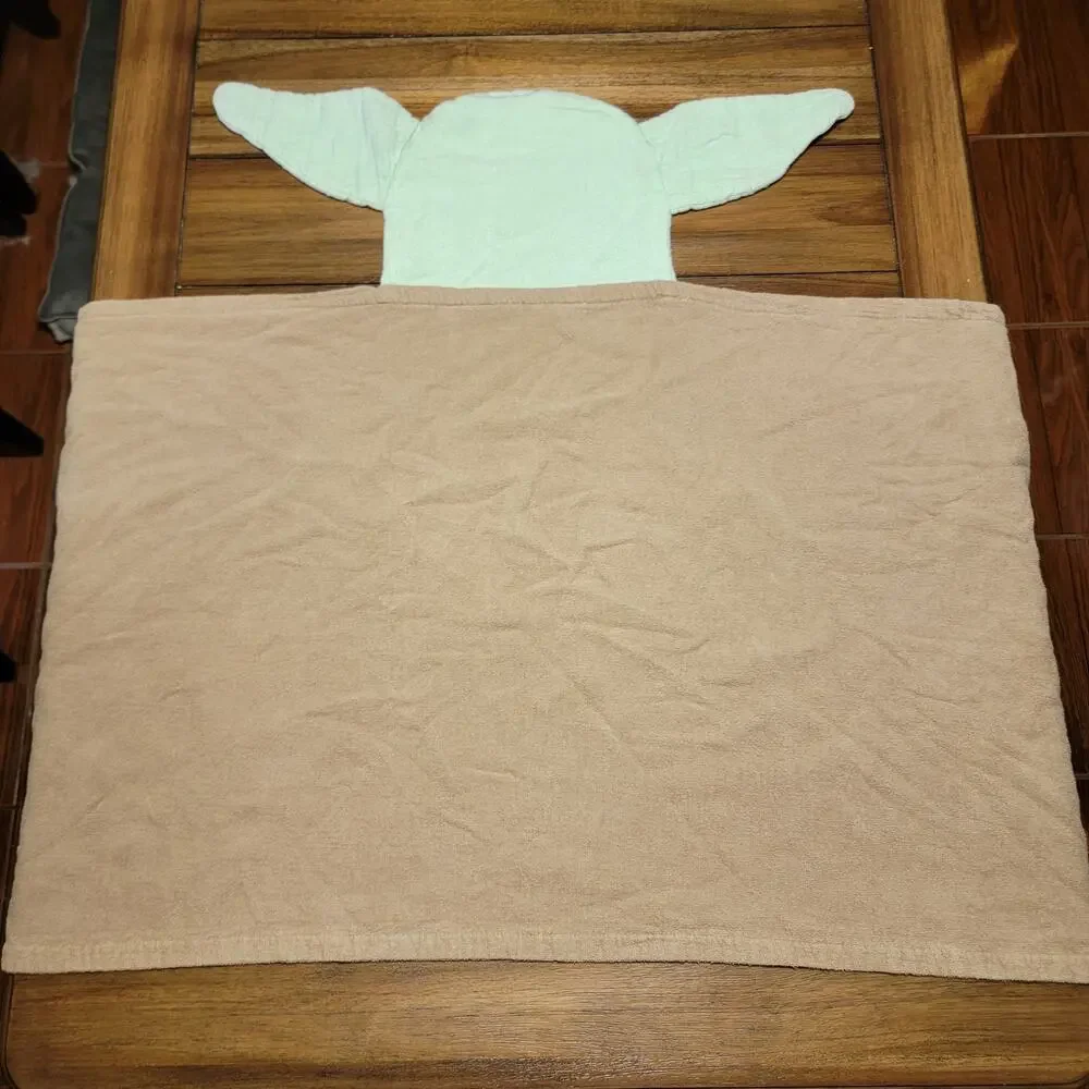 Star Wars Grogu Terry Cloth Hooded Kids Towel 24